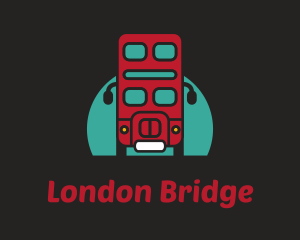 Red London Bus logo