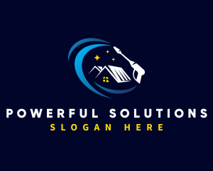 Power Wash Sanitation logo design