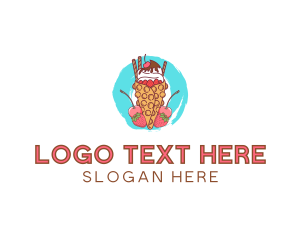 Ice Cream logo example 2