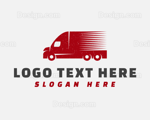 Delivery Transport Truck Logo