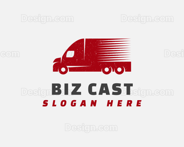 Delivery Transport Truck Logo