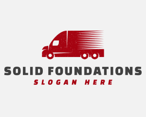 Delivery Transport Truck Logo