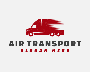 Delivery Transport Truck logo design