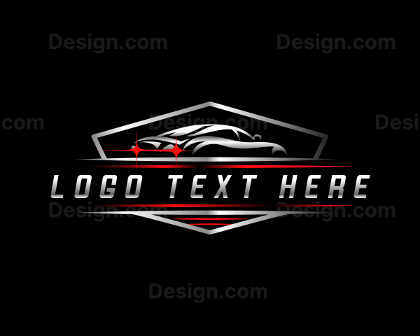 Racing Car Automotive Logo