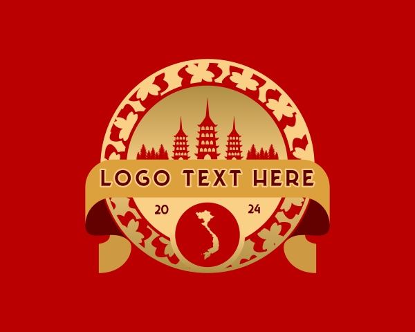 Temple logo example 4