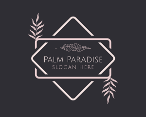 Palm Leaf Florist logo