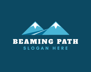 Twin Peak Mountain Path logo design