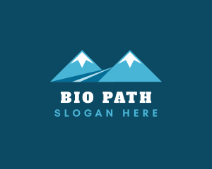 Twin Peak Mountain Path logo design