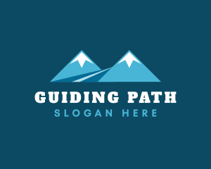 Twin Peak Mountain Path logo design