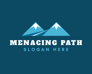 Twin Peak Mountain Path logo design