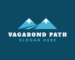 Twin Peak Mountain Path logo design