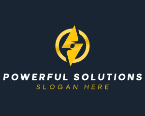 Energy Power Electric logo design