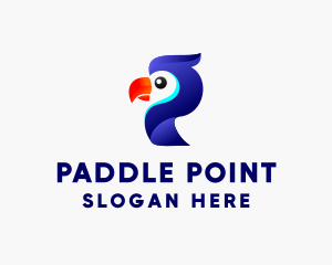 Parrot Aviary Letter P logo design