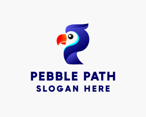 Parrot Aviary Letter P logo design