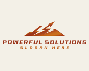 Thunder Mountain Arrow logo design