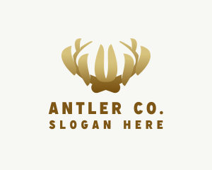 Golden Antler Crown logo