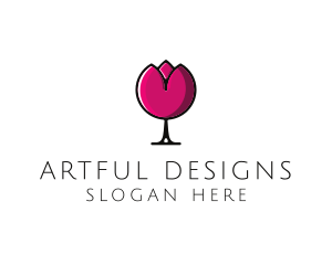 Tulip Wine Glass logo