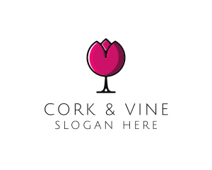 Tulip Wine Glass logo