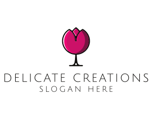 Tulip Wine Glass logo