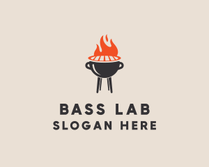 Barbecue BBQ Food Grill  logo design