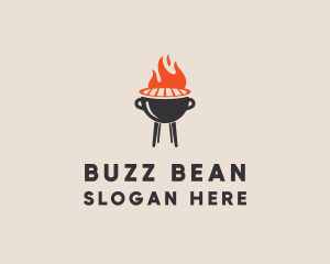 Barbecue BBQ Food Grill  logo design