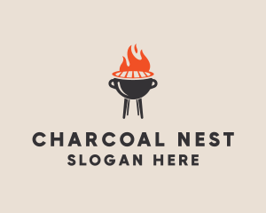 Barbecue BBQ Food Grill  logo