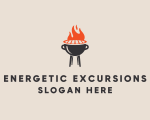 Barbecue BBQ Food Grill  logo design