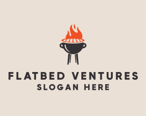 Barbecue BBQ Food Grill  logo design