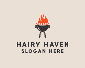 Barbecue BBQ Food Grill  logo design