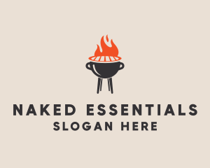 Barbecue BBQ Food Grill  logo design