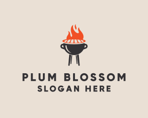 Barbecue BBQ Food Grill  logo design