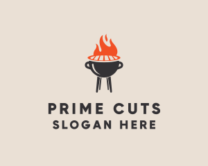 Barbecue BBQ Food Grill  logo design