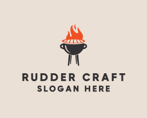 Barbecue BBQ Food Grill  logo design