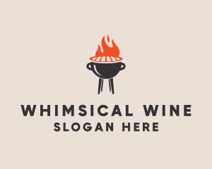 Barbecue BBQ Food Grill  logo design