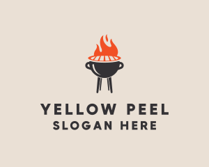 Barbecue BBQ Food Grill  logo design