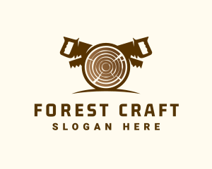 Woodcutting Log Saw logo