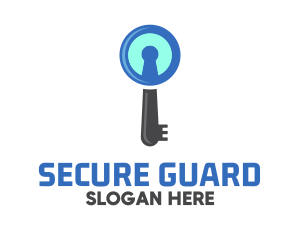 Security Keyhole Key  Logo