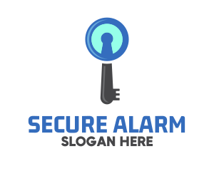 Security Keyhole Key  logo design