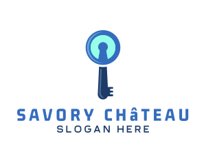 Security Keyhole Key  Logo