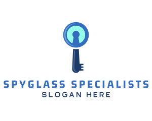 Security Keyhole Key  logo design