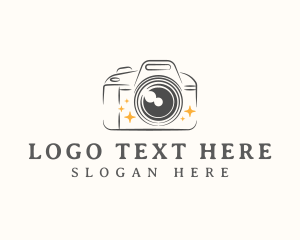 Shoot - Photography Camera Lens logo design