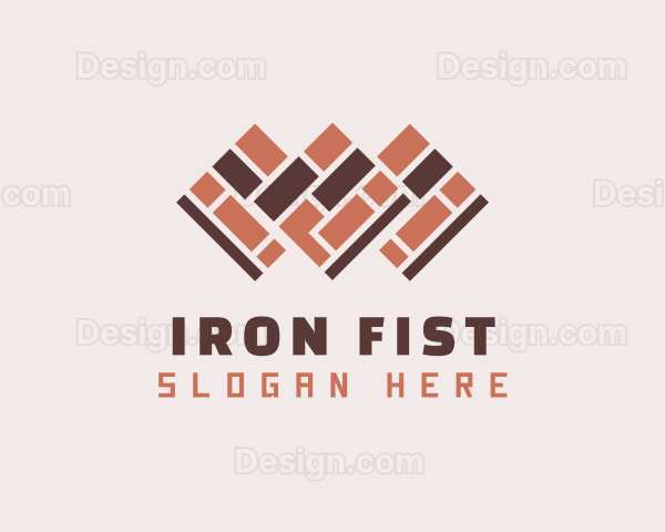 Tile Brick Flooring Logo