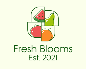 Fresh Fruit Market logo design