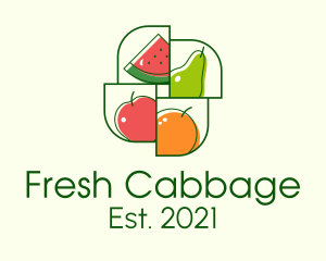 Fresh Fruit Market logo design