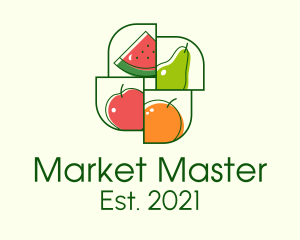 Fresh Fruit Market logo design