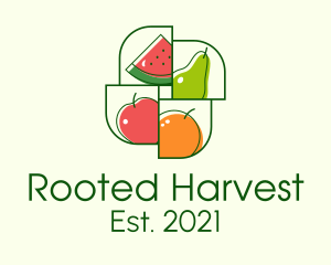 Fresh Fruit Market logo design