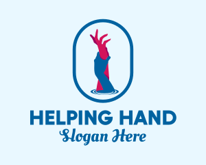 Mental Health Hands  logo design