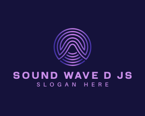 Sound Wave Audio logo design