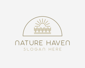 Farm Sunny Nature logo design