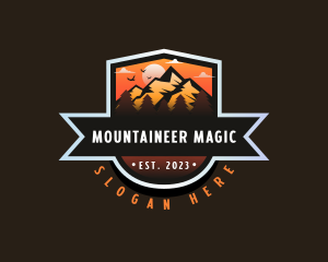 Mountaineering Outdoor Summit logo design